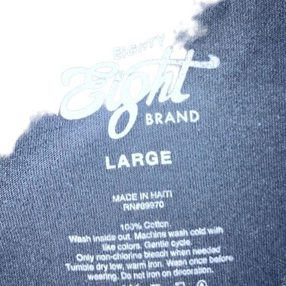 Eighty Eight Brand Men’s Short Sleeve Embroidered Mushroom Patch Shirt - Picture 2 of 3